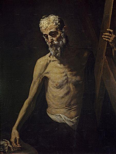 Jose de Ribera Andreas, Apostel oil painting image